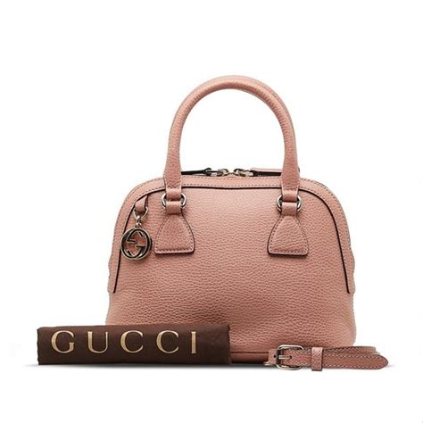 Gucci Interlocking G Handbag Shoulder Bag 2WAY 449661 Pink 